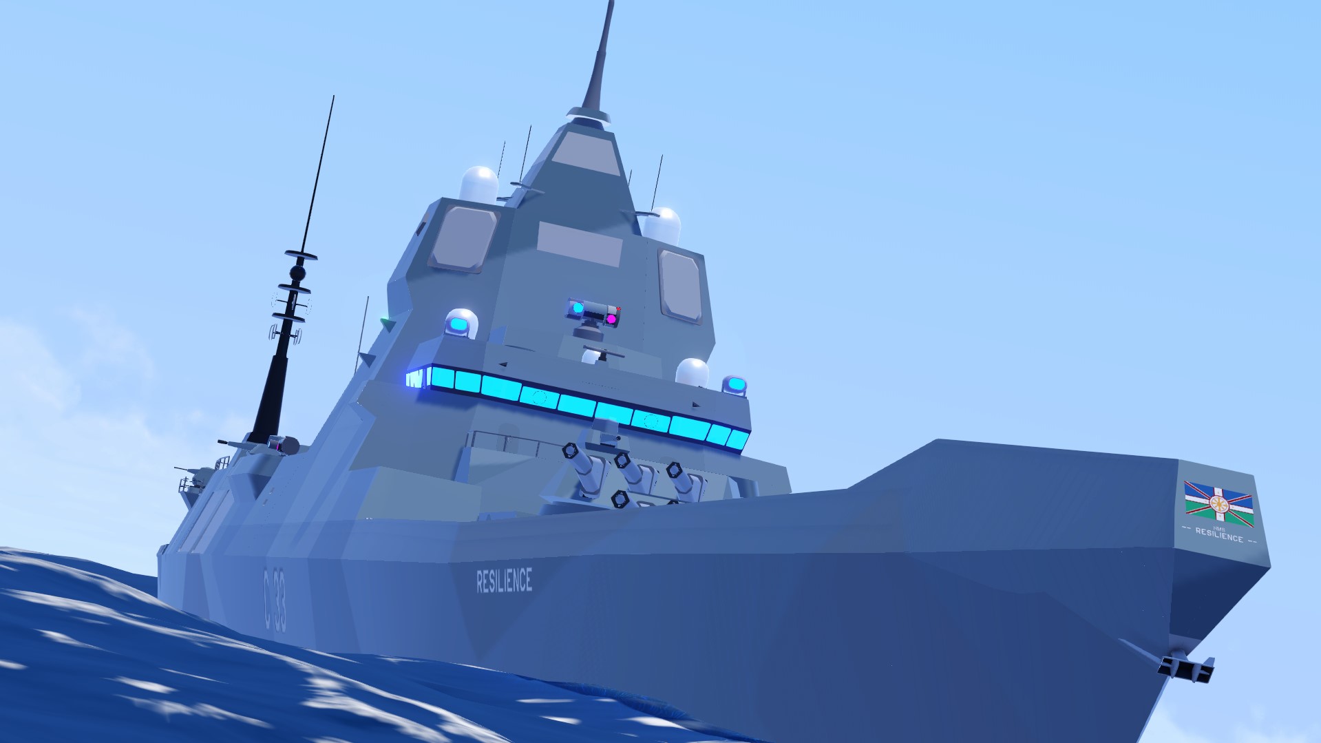 SimplePlanes | Resilience Class Heavy Cruiser