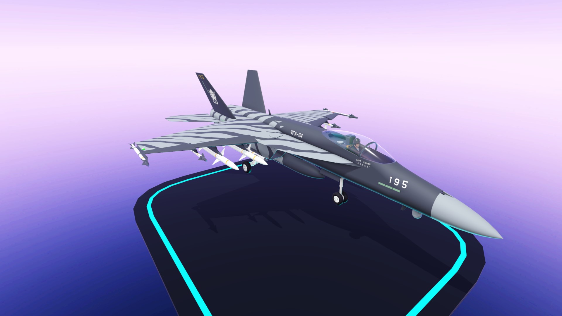 SimplePlanes | Super Wasp (early, new paint)