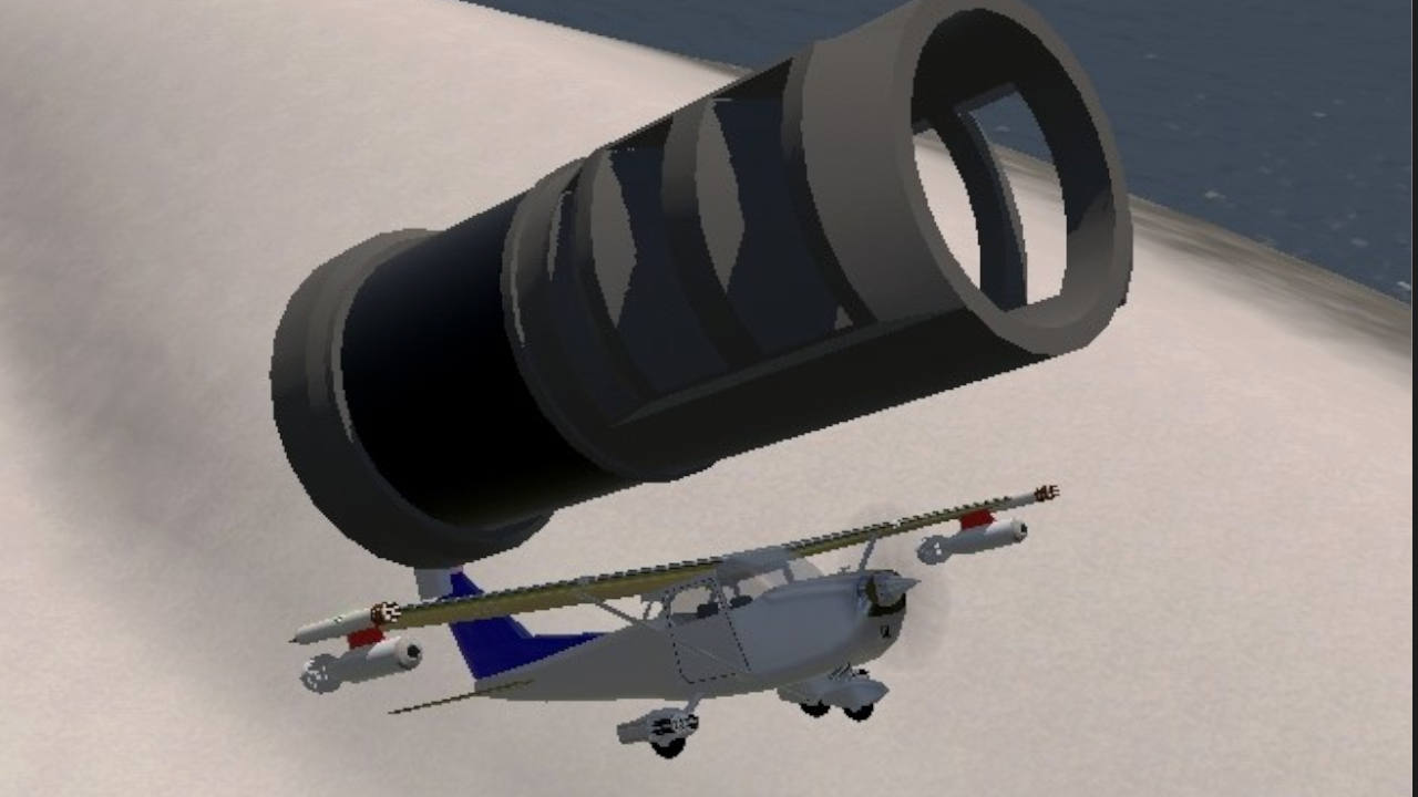 SimplePlanes | Cessna 152 but it's a war crime.