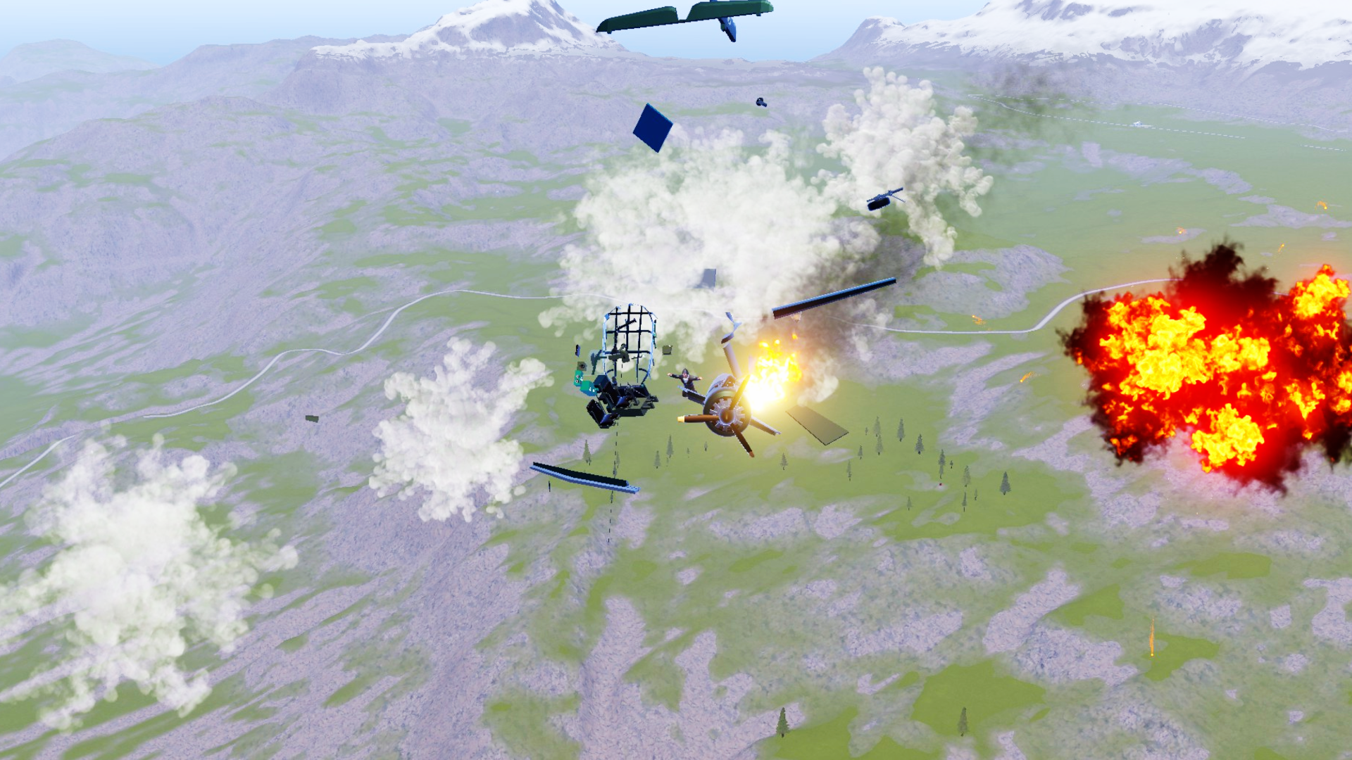 SimplePlanes | Auto-Flak Prototype (AI-Controlled)