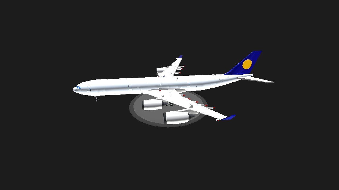SimplePlanes | Airbus A340-663 Lufthansa (heavy)