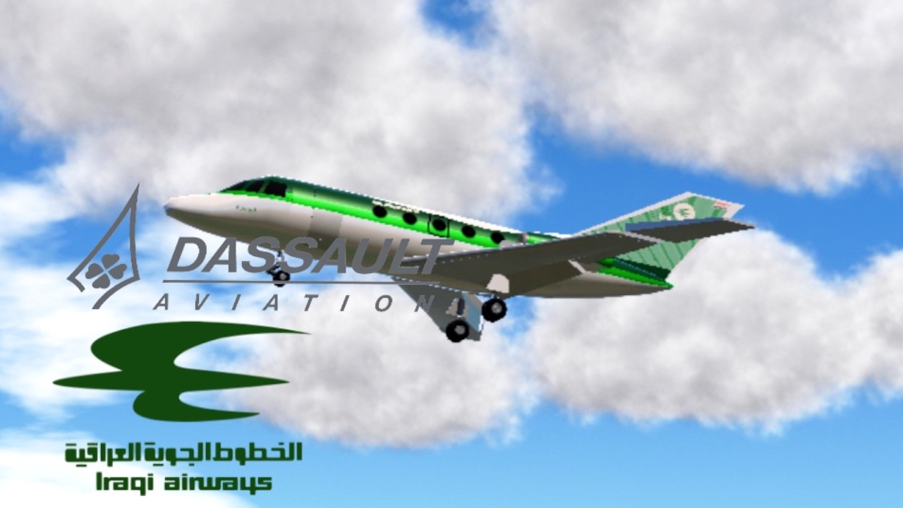 SimplePlanes | Dassault Falcon 20 iraqi airways YI-AHH