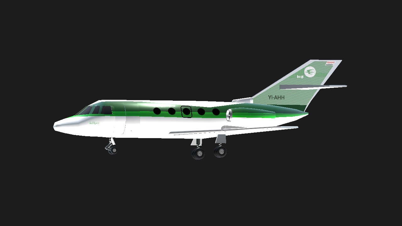 SimplePlanes | Dassault Falcon 20 iraqi airways YI-AHH
