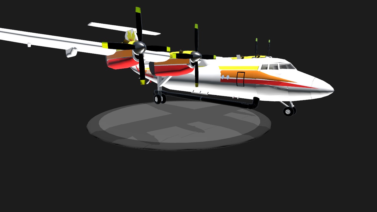 SimplePlanes | De Havilland Dash 7 (BACKUP) firefighter ver 1