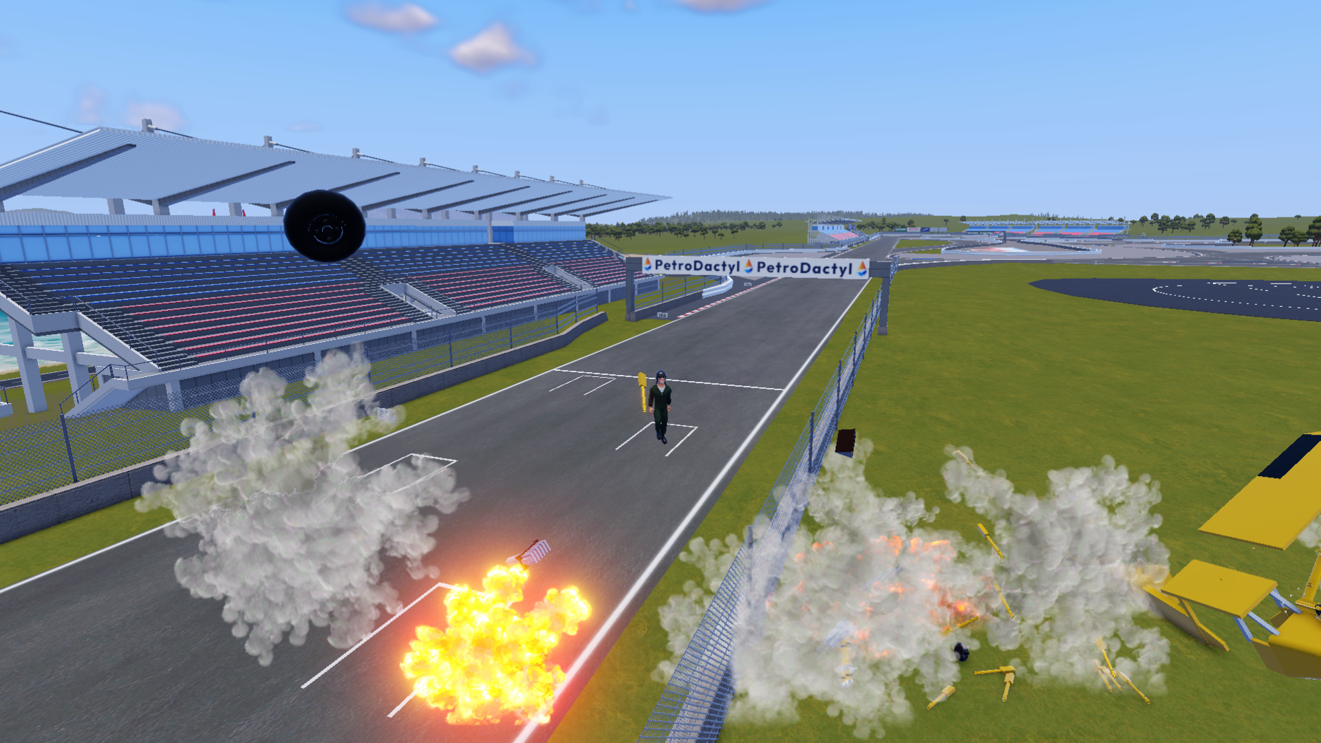 SimplePlanes Exploding aircraft