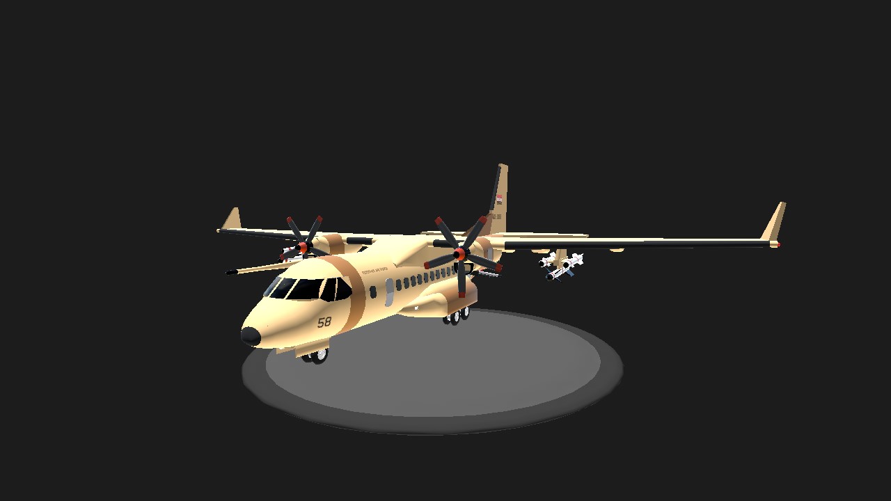 SimplePlanes | CN 235 Gunship, Egyptian Air Force