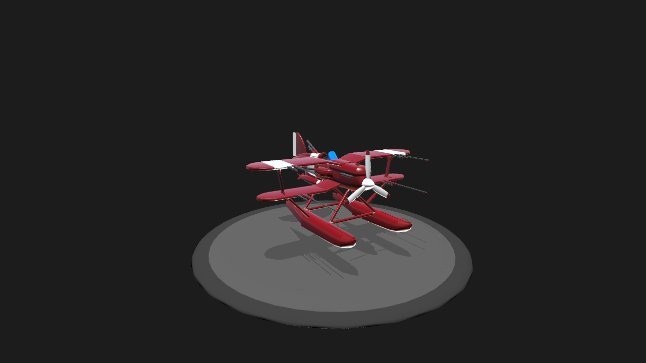SimplePlanes | A Curtiss R3C-0 of my fox pilots oc bits plane