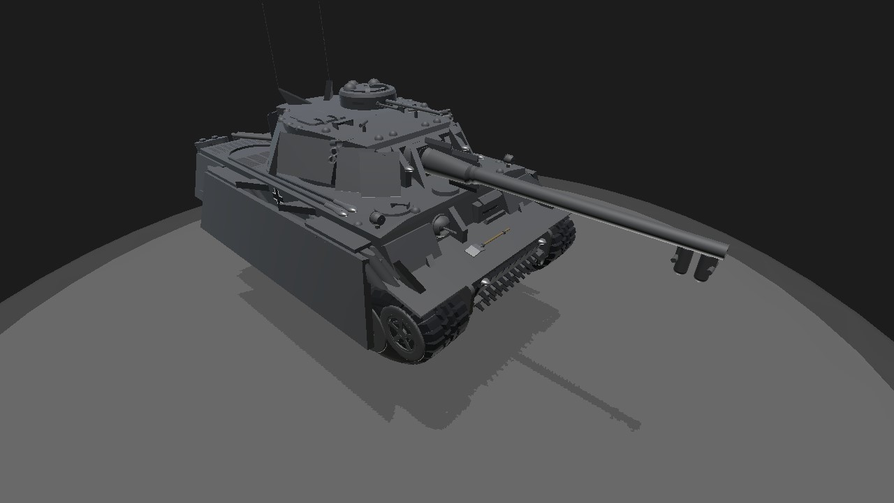 SimplePlanes | KPZ Tiger 85 (85mm cannon panzerkamphwagen 6 ausf H1) MK1