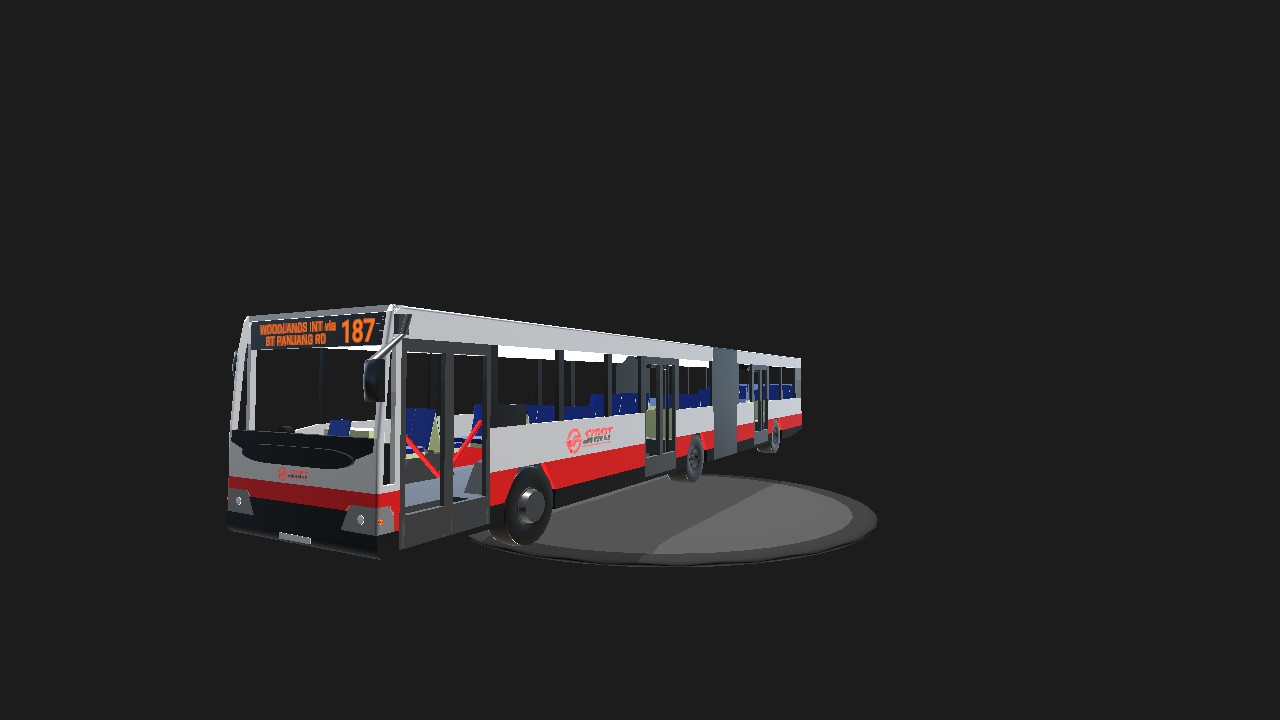 SimplePlanes | (Ground Vehicles) Singapore SMRT Articulated Bus