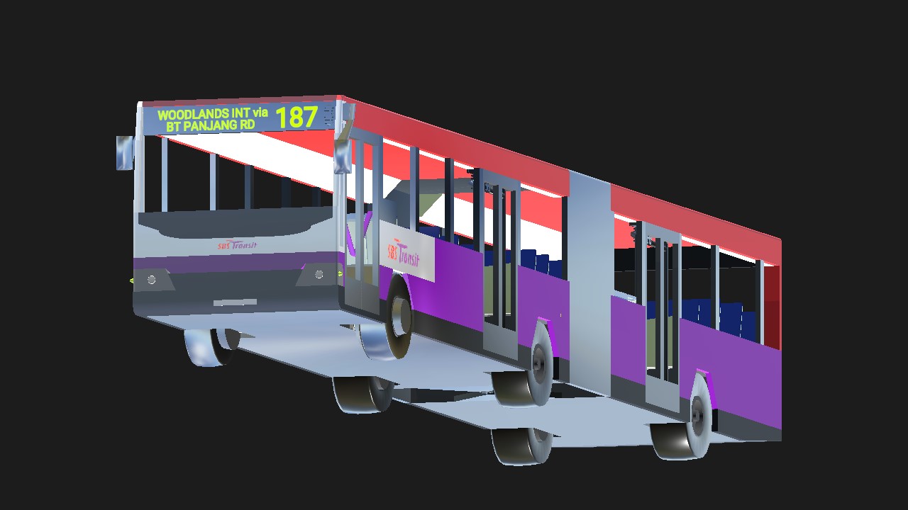 SimplePlanes | (Ground Vehicles) Singapore SBS Transit Articulated Bus