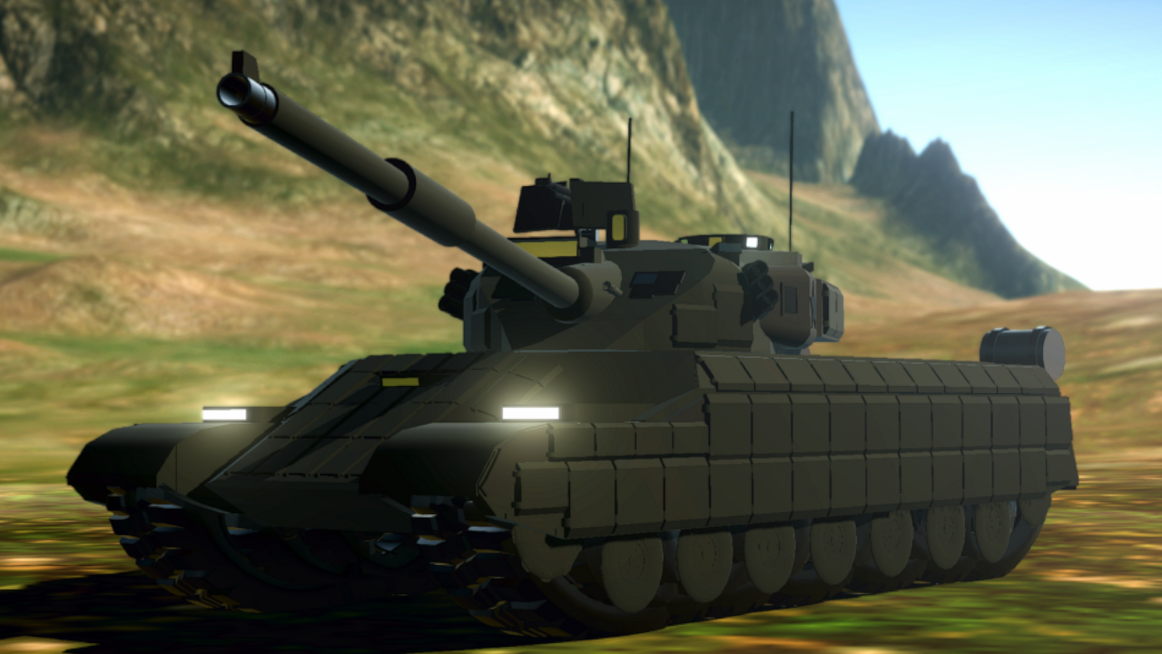 SimplePlanes | [LRP] MBT-02A1 Emperor Lion [Main Battle Tank]