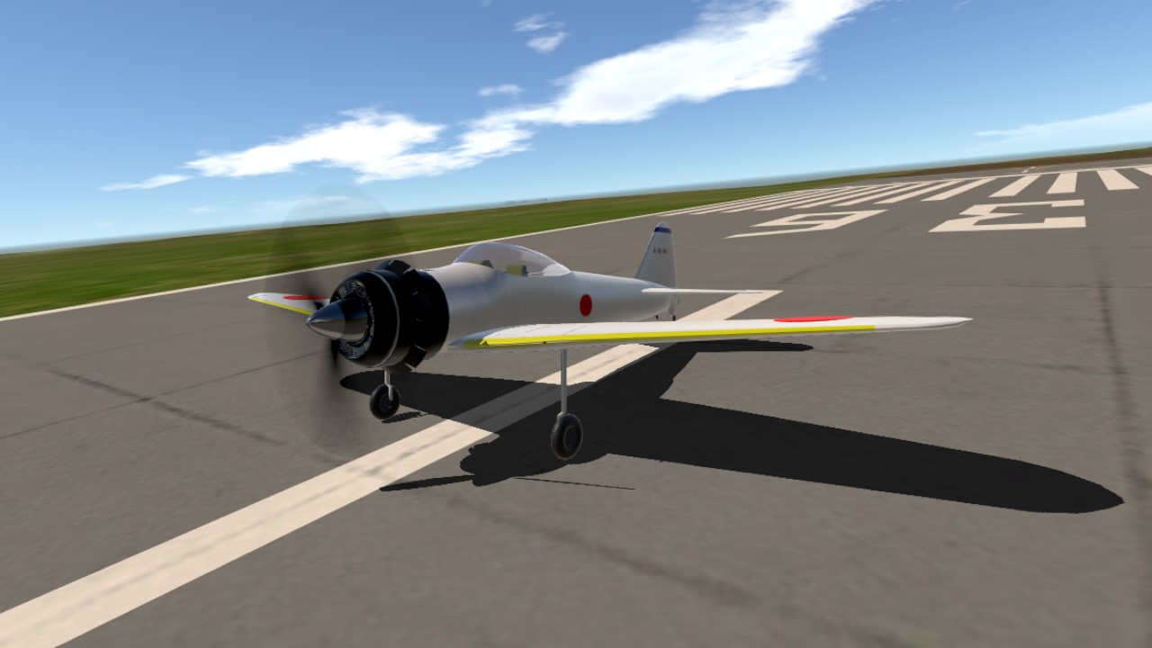 SimplePlanes | Mitsubishi A6M Zero (type 0 model 21)
