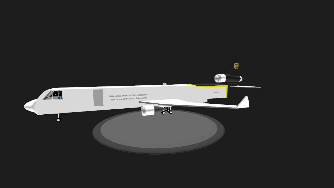 SimplePlanes | [GEN2] mid air break up lol Md-11F ups 2976 (N259UP)