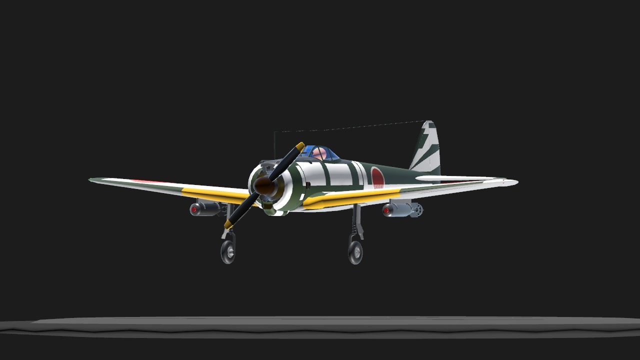 SimplePlanes | Nakajima Ki-43-1 Hayabusa peregrine FALCON