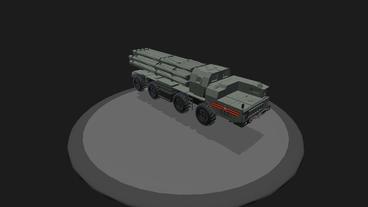 SimplePlanes | [Russia] 9A52-2 SMERCH-M(BM-30)