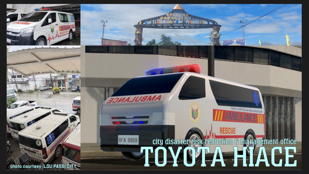 SimplePlanes | [DAKBANWA SERIES] Toyota HiAce - Passi City DRRMO