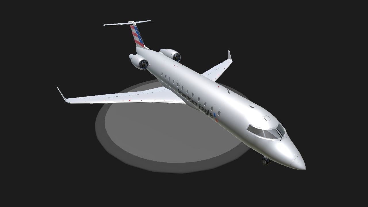 SimplePlanes | Bombardier CRJ-200 American Eagle (Mobile fliendly)