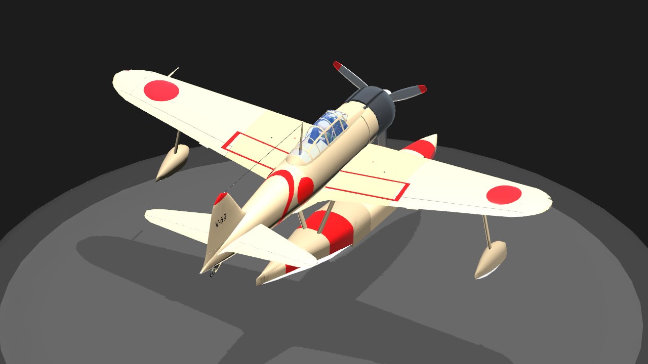 SimplePlanes | Mitsubishi A6M2N Zero SeaPlane