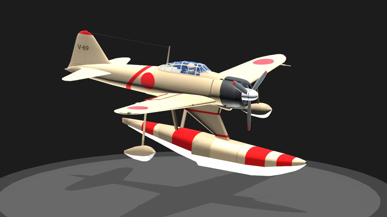 SimplePlanes | Mitsubishi A6M2N Zero SeaPlane