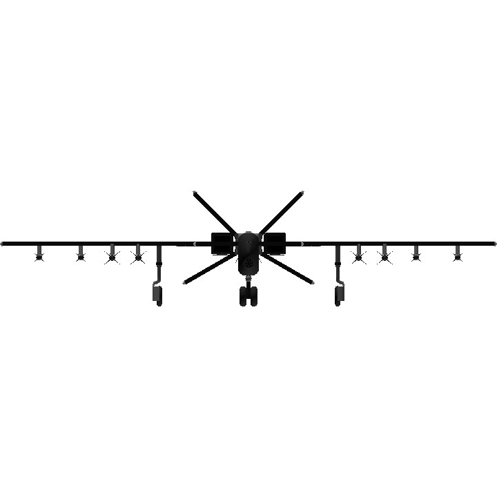 SimplePlanes | unarmed drone for combat v5 VTOL style