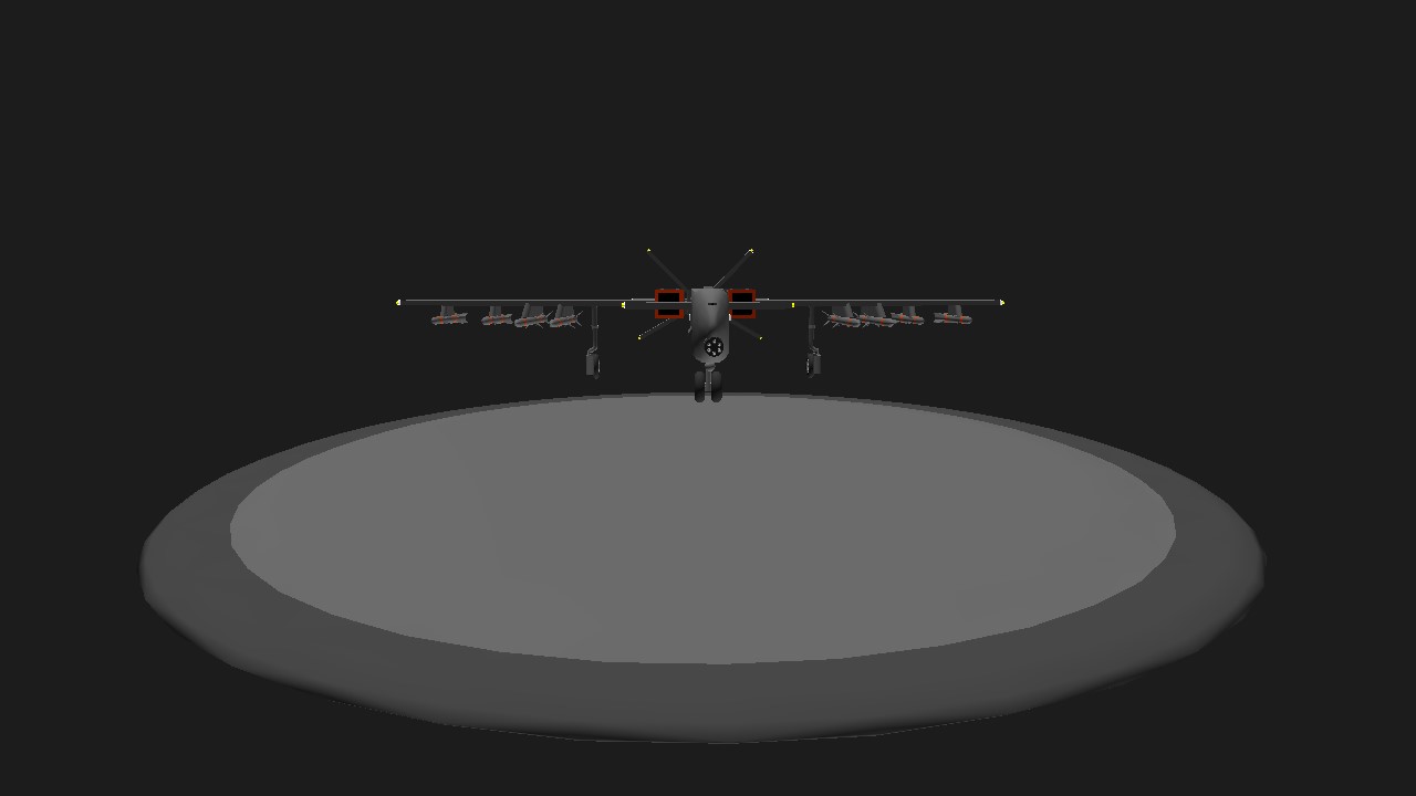 SimplePlanes | unarmed drone for combat v5 VTOL style