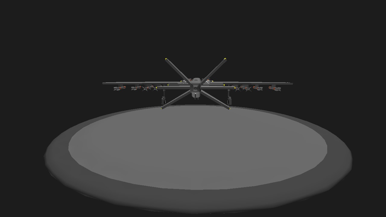 SimplePlanes | unarmed drone for combat v5 VTOL style