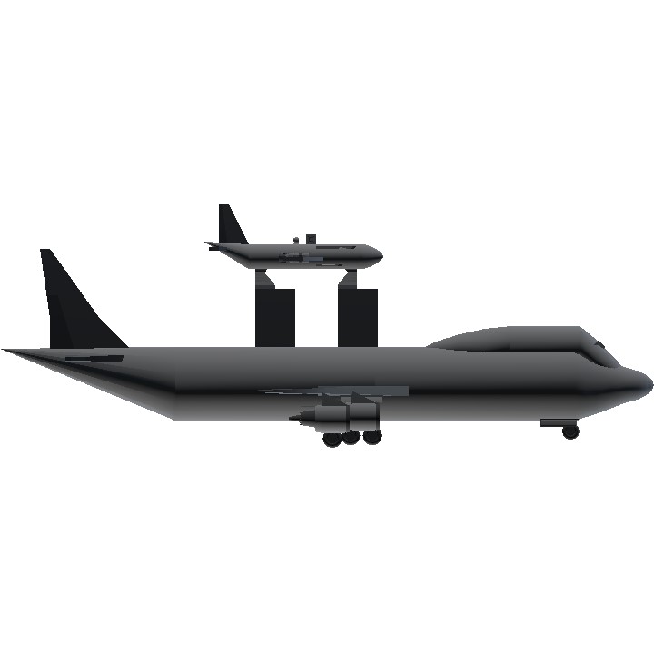 SimplePlanes | cute boeing 747 holding another mini plane