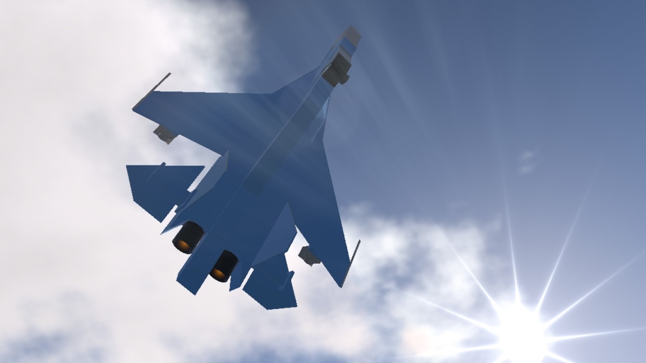 SimplePlanes | SU-27 Plane Crazy style (namnam ch.)