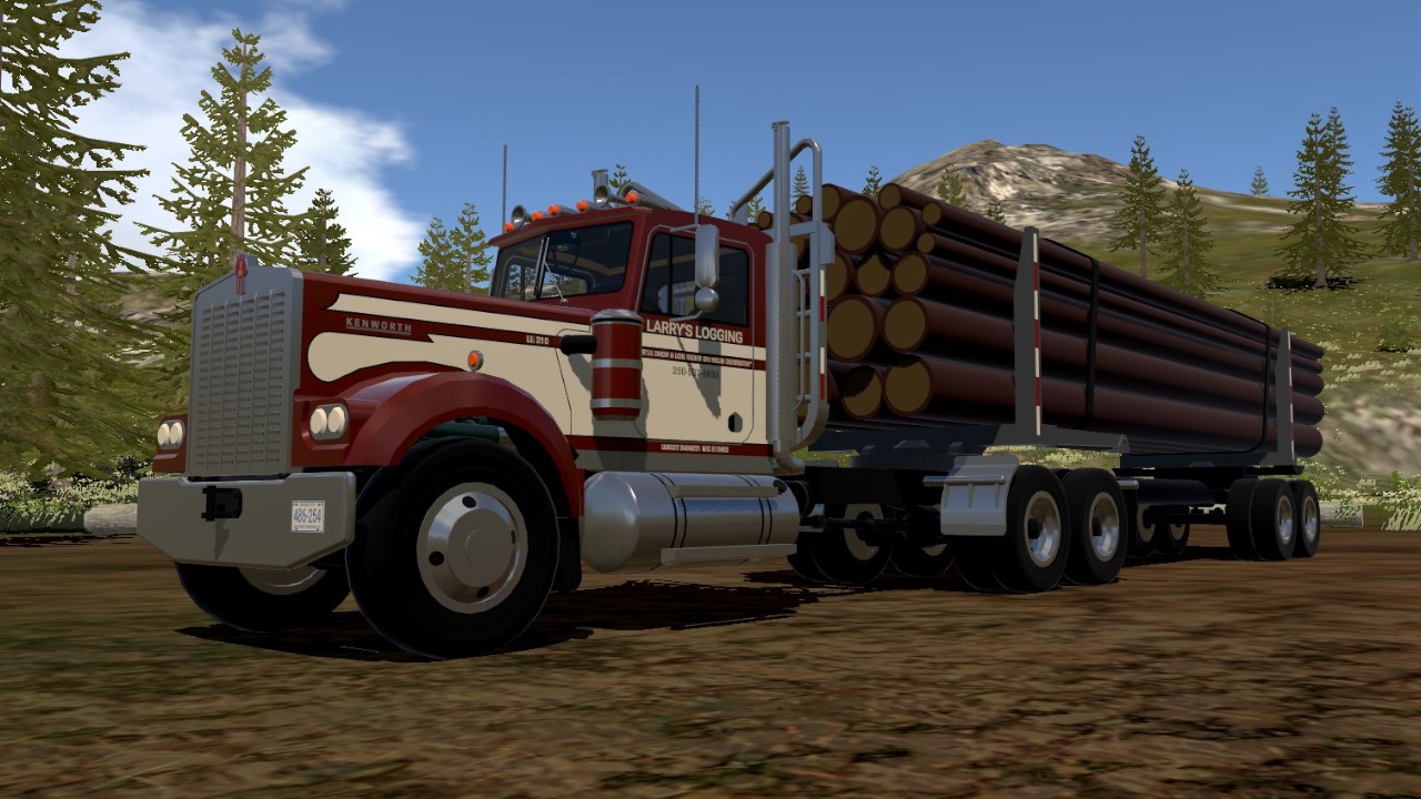 SimplePlanes | Kenworth W900A Logging Truck
