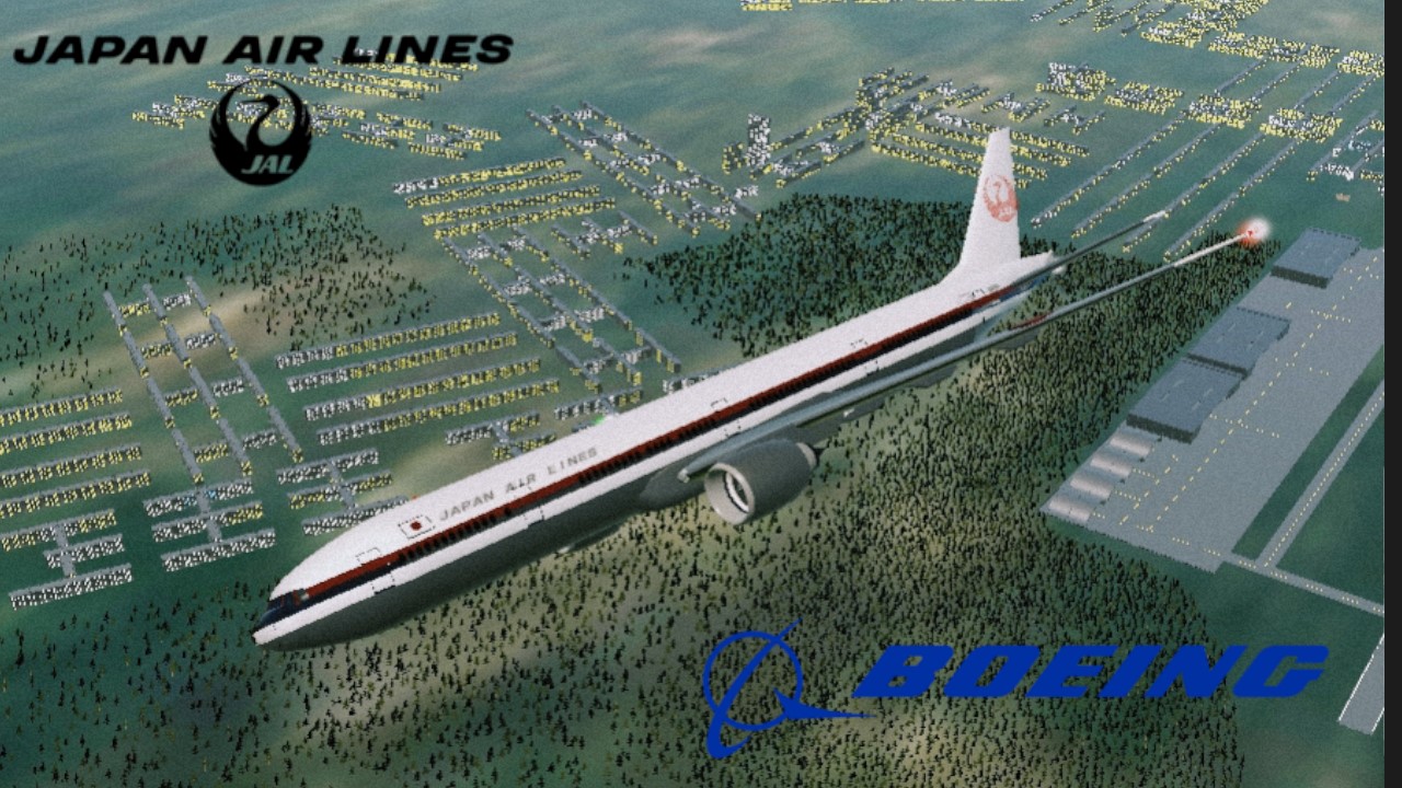 SimplePlanes | Boeing 777-300ER Japan Airlines JA738J Tsumaru Livery