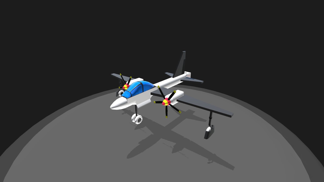 SimplePlanes | Double prop plane