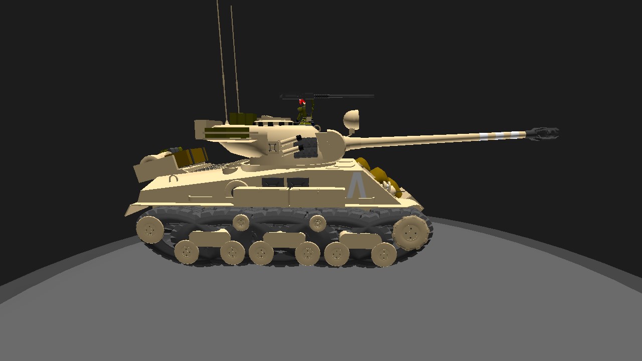 SimplePlanes | [WW TANKS] M50 Super Sherman and teto commander