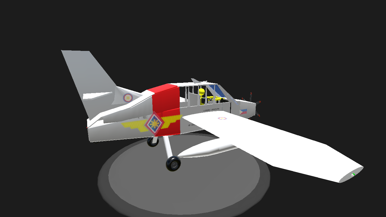 SimplePlanes | Transport plane with rag doll ; ) final