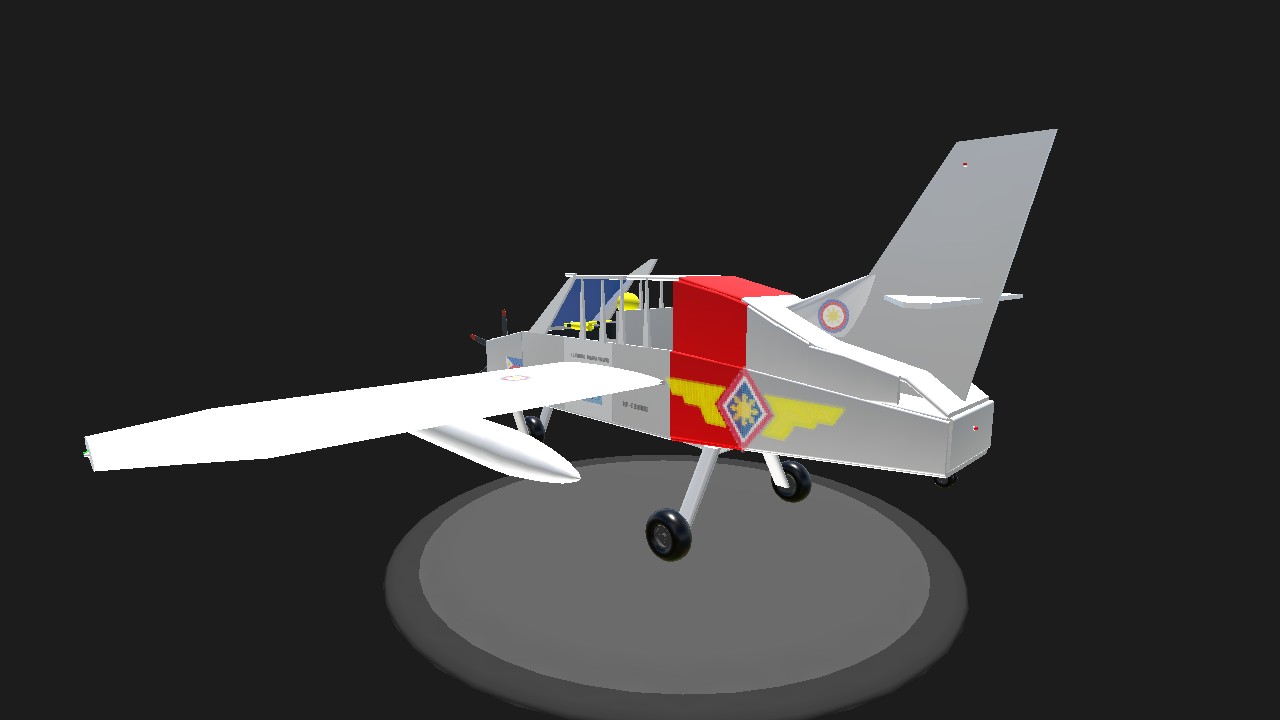 SimplePlanes | Transport plane with rag doll ; ) final