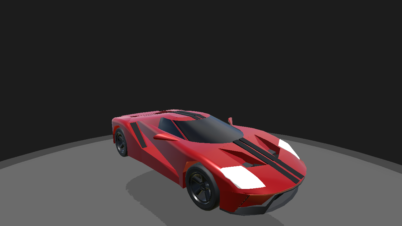 SimplePlanes | potato Ford GT 2016 (Red with Black Stripes) [PETRON CAR ...