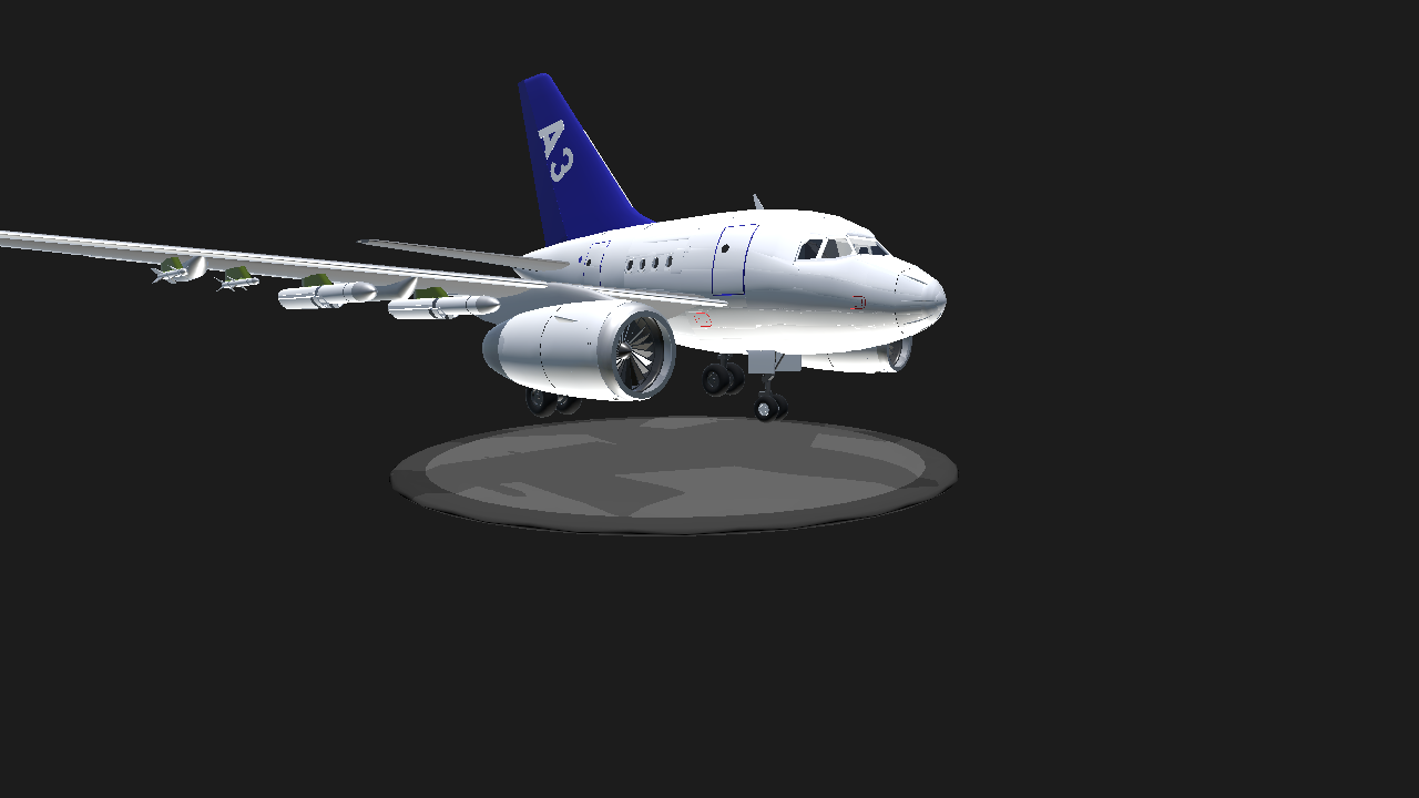 SimplePlanes | Airbus A3 (Weaponized)