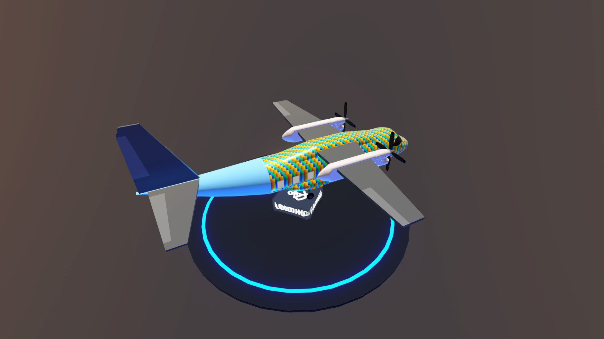 SimplePlanes | McDonell Douglas dc 7 {Rainbow livery}