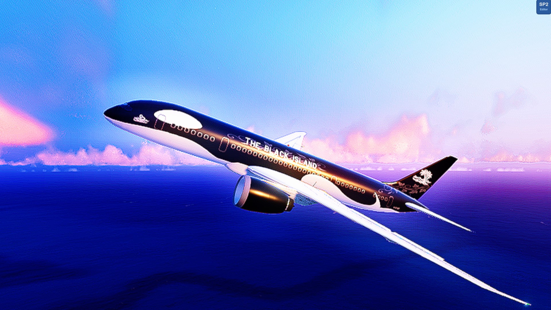 SimplePlanes | Boeing B-787-9 The black island