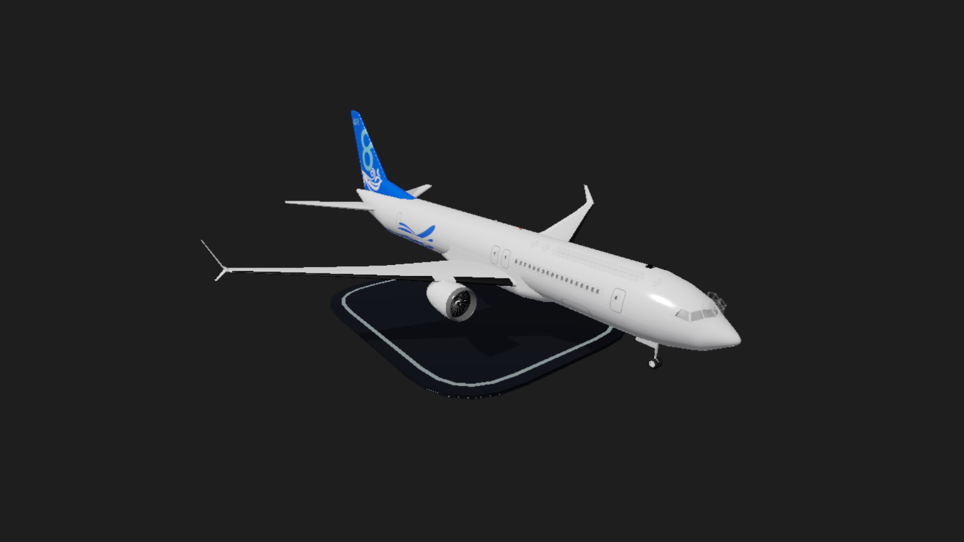 SimplePlanes | Boeing 737 MAX 8 by dpontoavi v0.1.1