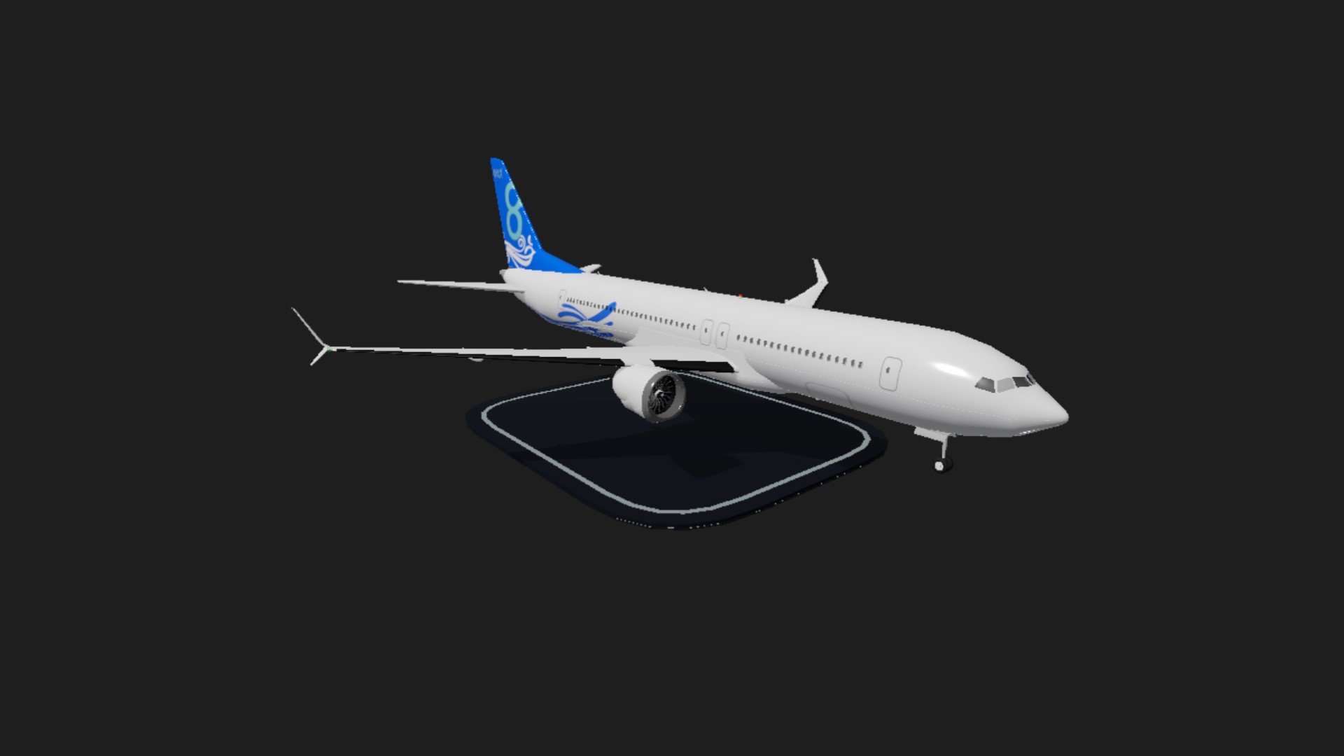 SimplePlanes | Boeing 737 MAX 8 by dpontoavi v0.2.0