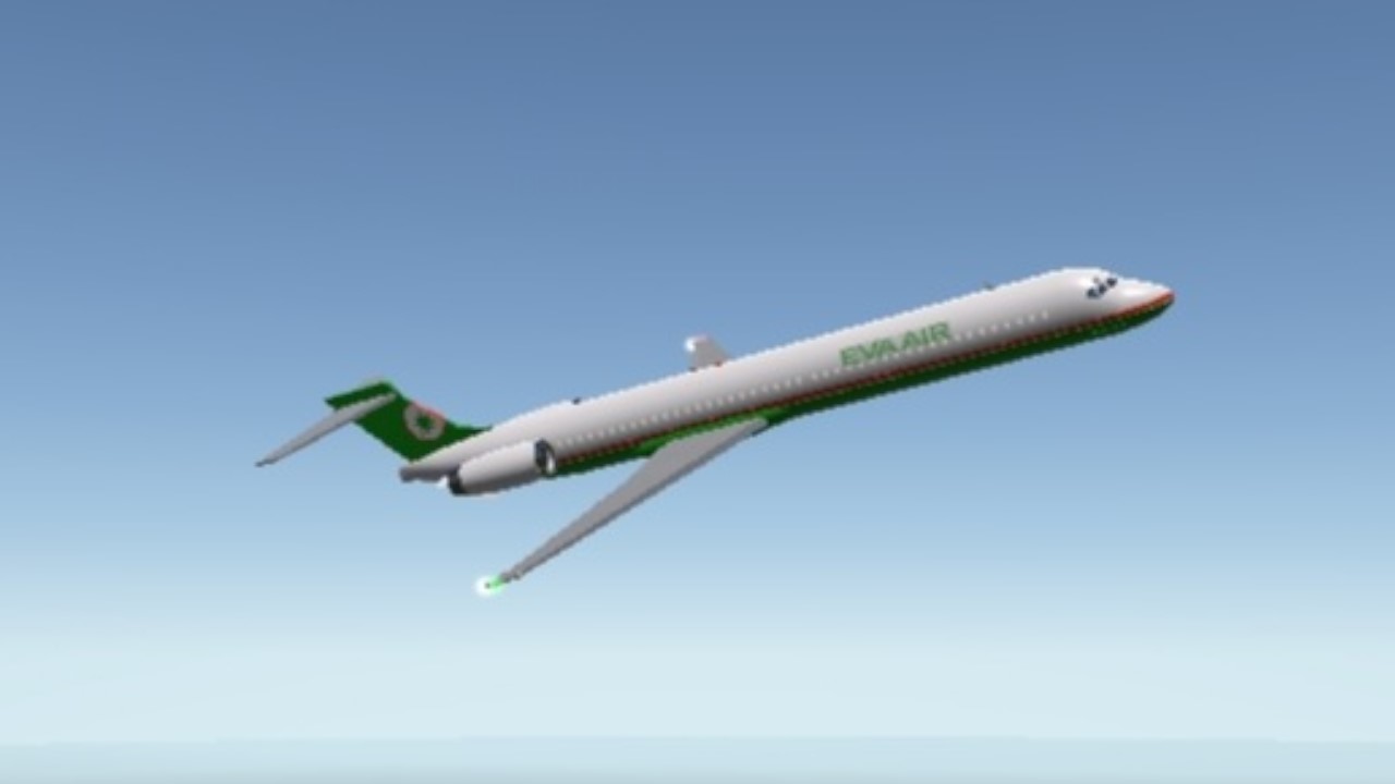 SimplePlanes | McDonnell Douglas MD-90 EVA Air Livery