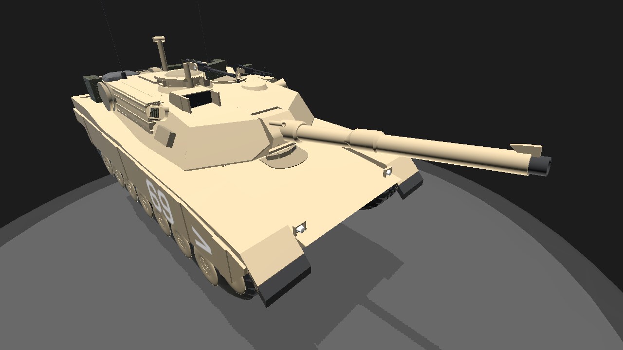 SimplePlanes | [tank] M1A1 Abrams simple