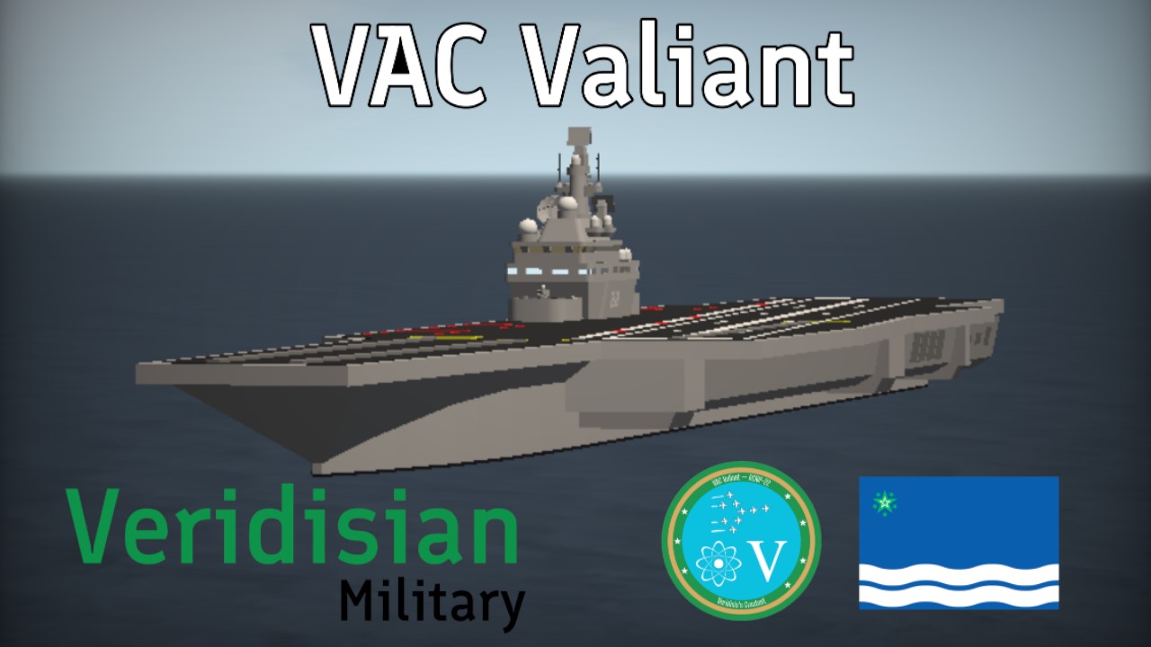 SimplePlanes | [Veridisian Military] Valiant-class aircraft carrier