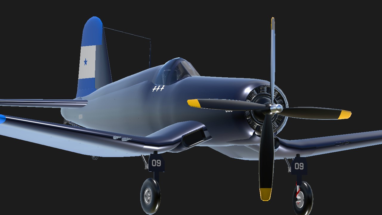 SimplePlanes | Vought F4U-5N Corsair FAH-609