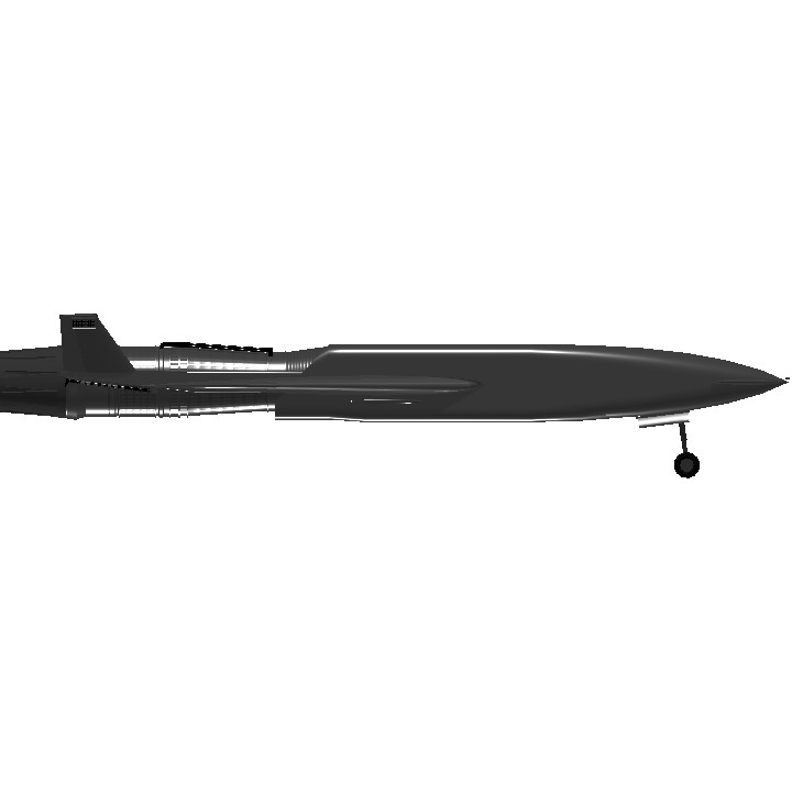 SimplePlanes | The Gray Arrow - Hypersonic Fighter Drone