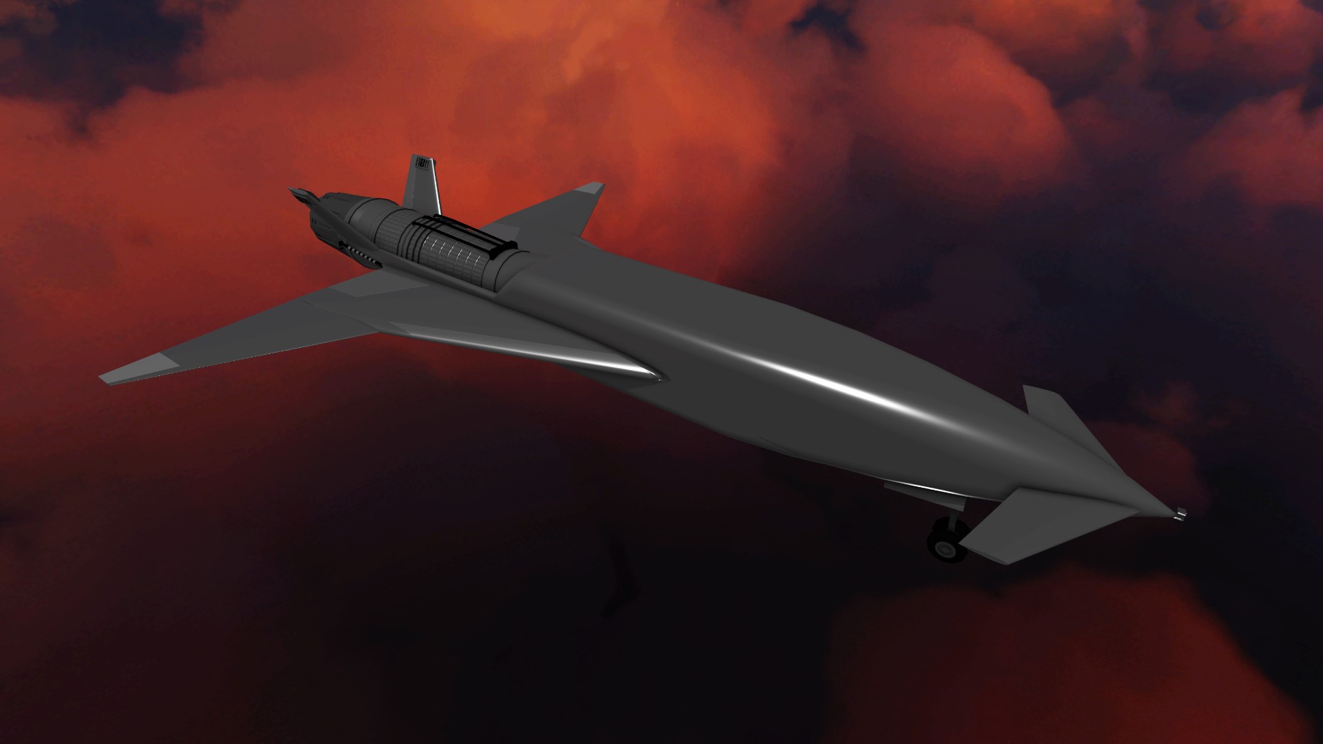 SimplePlanes | The Gray Arrow - Hypersonic Fighter Drone