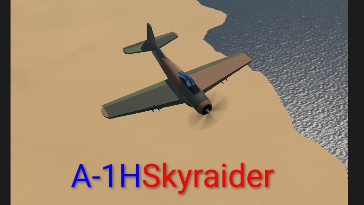 SimplePlanes | [AI-GA]Douglas A-1H Skyraider ilch