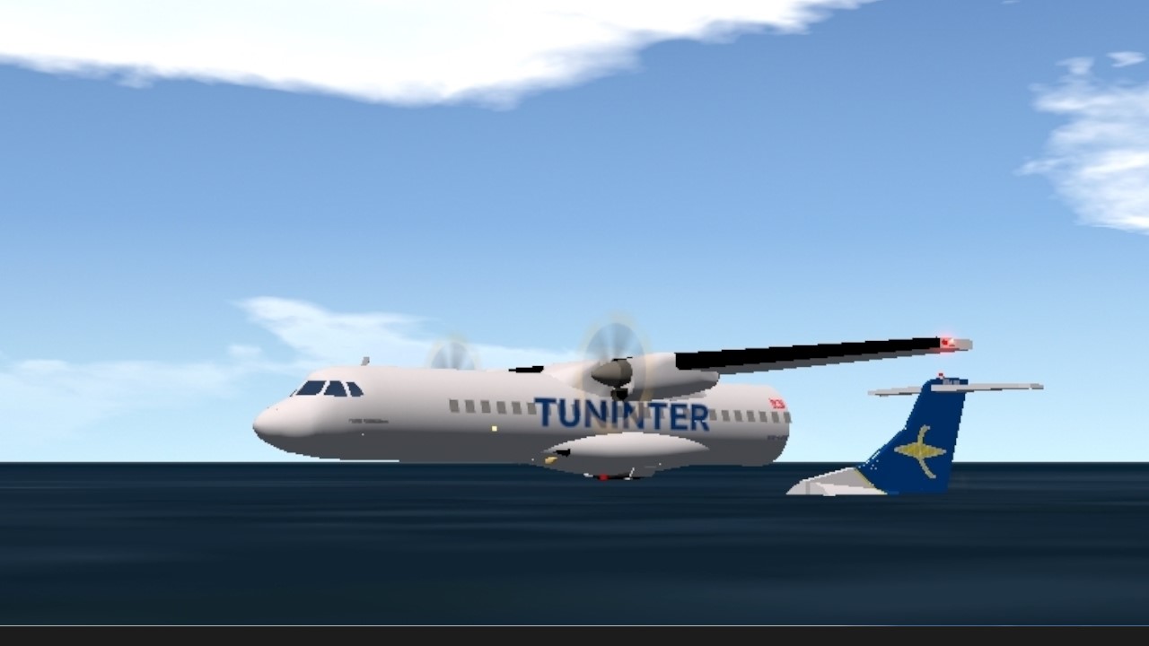 SimplePlanes | (SIMULATOR) ATR-72 [Tuninter Flight 1153]
