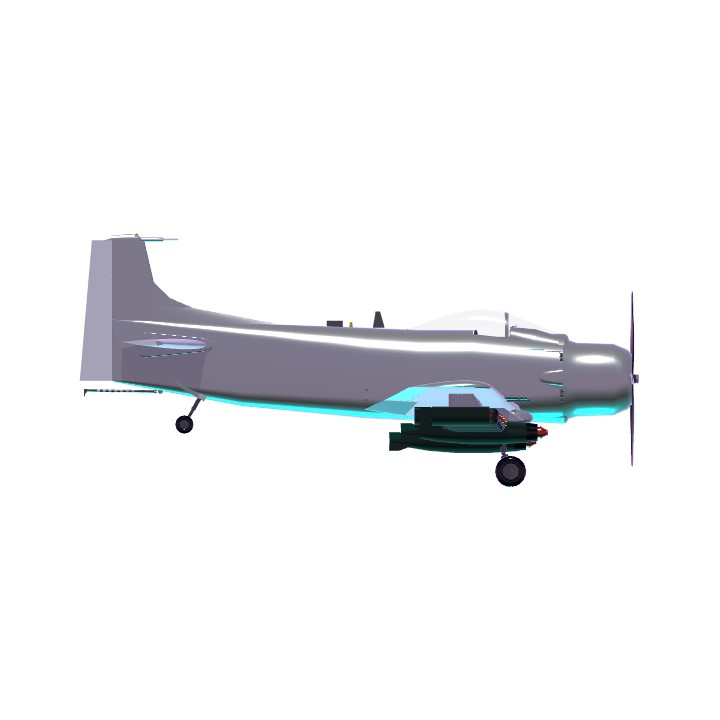SimplePlanes | Douglas A-1H Skyraider V1.1