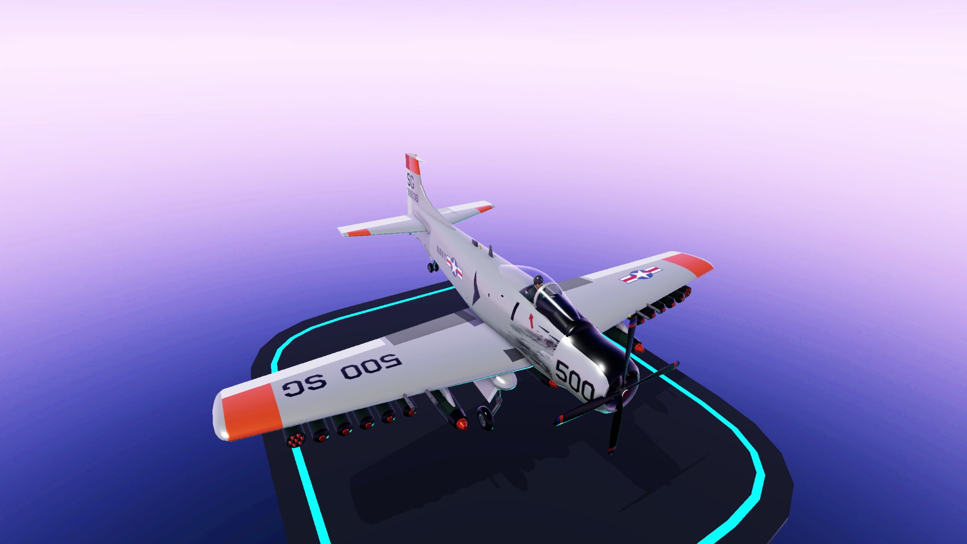 SimplePlanes | Douglas A-1H Skyraider V1.1